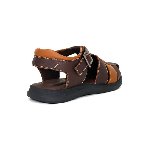 Sandalias Hombre De Cuero KN25Q3-832 Africano